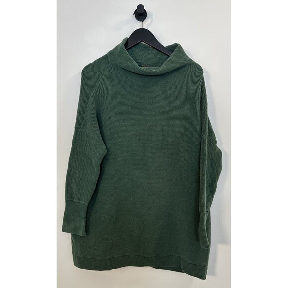 FREE PEOPLE Ottoman Slouchy Tunic Sweater Dress in Aged Pine Size Large - Picture 7 of 10